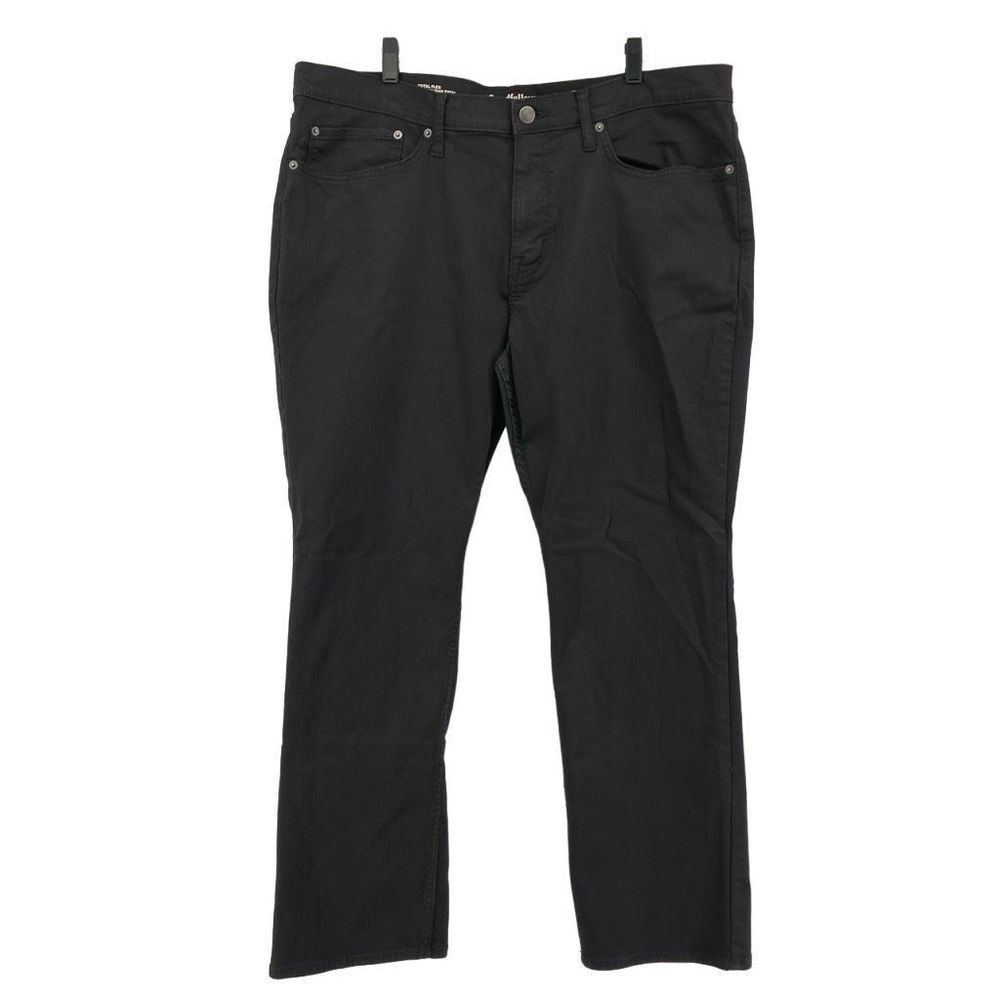 Goodfellow & Co Total Flex Straight Fit Men’s Black Denim Jeans Size 40W x 32L - Picture 15 of 16